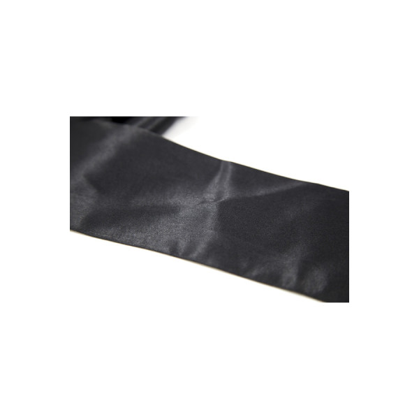 Bandeau noir satinée 